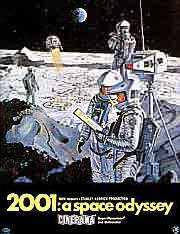 Affiche US de "2001" avec logo Cinerama