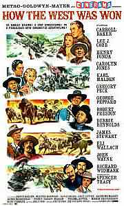 Affiche US de "How The West Was Won"