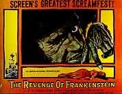 Affichette "The Revenge of Frankenstein"
